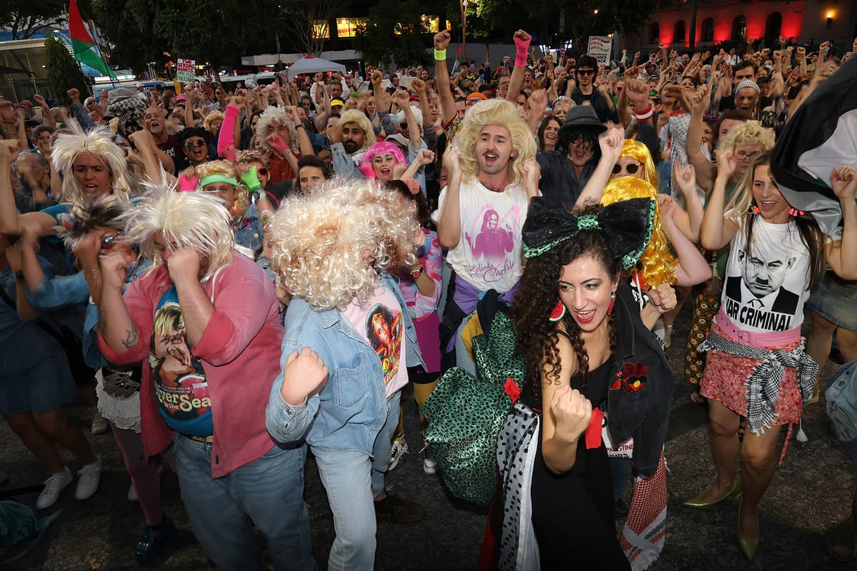 Farnham flash mob protests Queensland’s hate speech laws