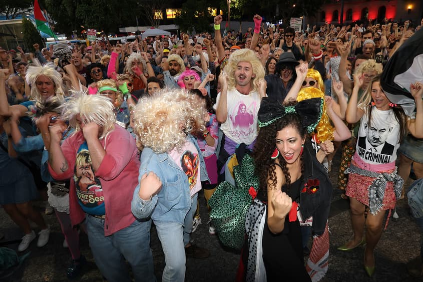 Farnham flash mob protests Queensland’s hate speech laws