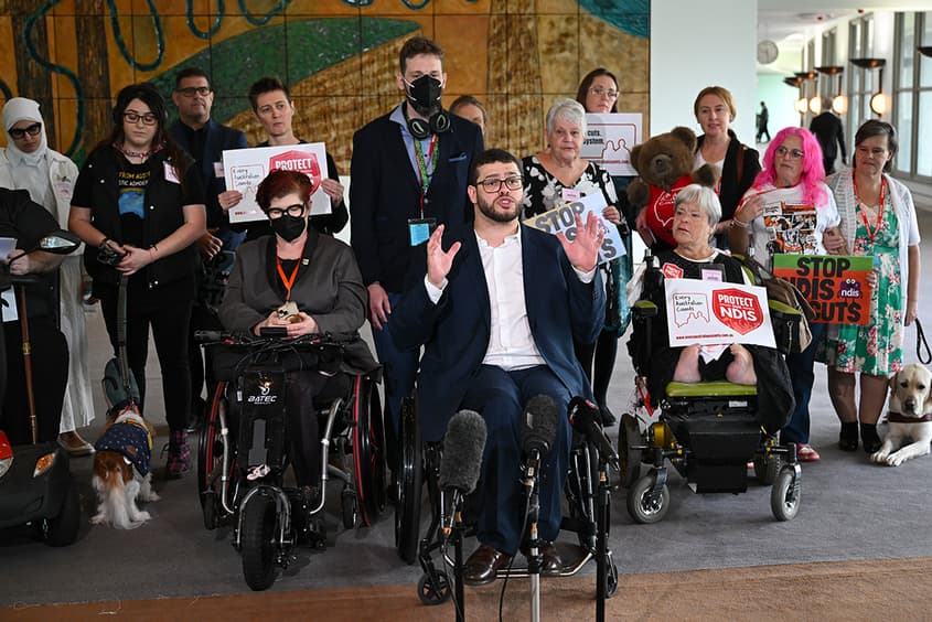 Disability advocates condemn $37bn NDIS cuts as ‘cruellest act’ of the Albanese Government