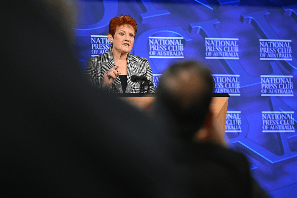 We are in a post-fact world and Hanson is revelling in it