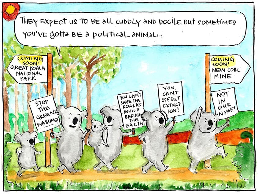 You can't offset extinction