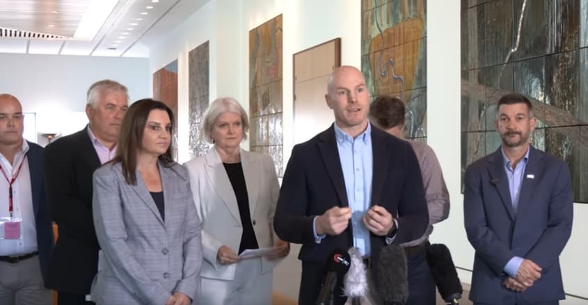 Press Conference: "Big gas is taking the piss"