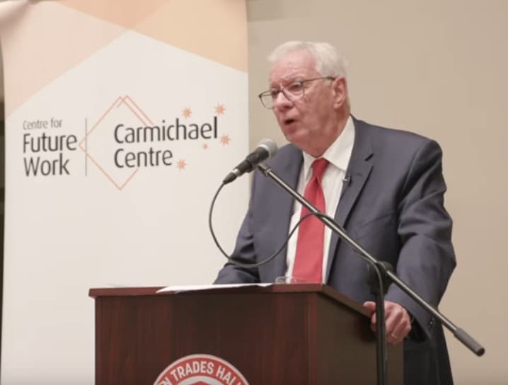 Laurie Carmichael Lecture: Doug Cameron on Australian Sovereignty and the Path to Peace