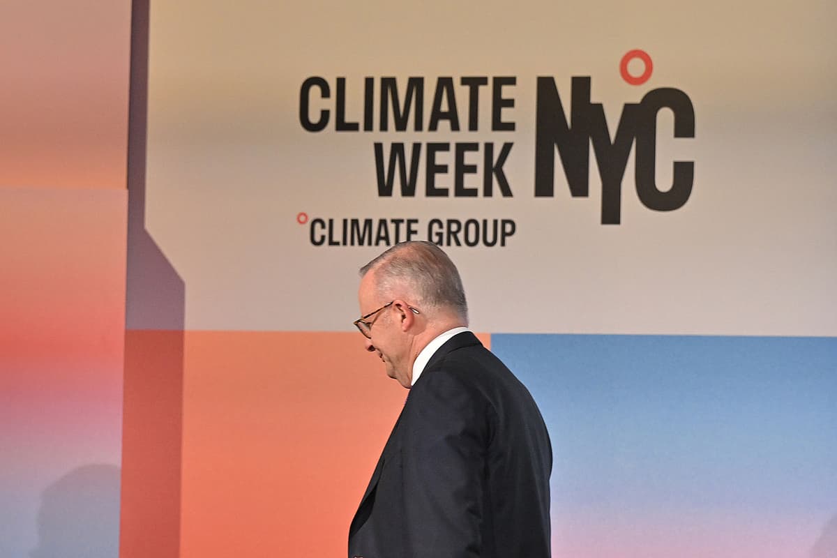 Albanese's Climate Week speech left out the numbers that matter most